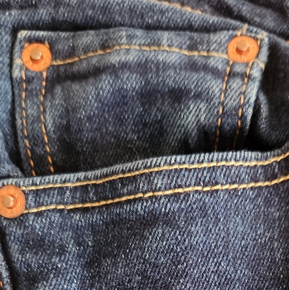 LEVI'S 510 30X32 Premium San Francisco Capital E Straight Leg Blue Jeans - Picture 12 of 13